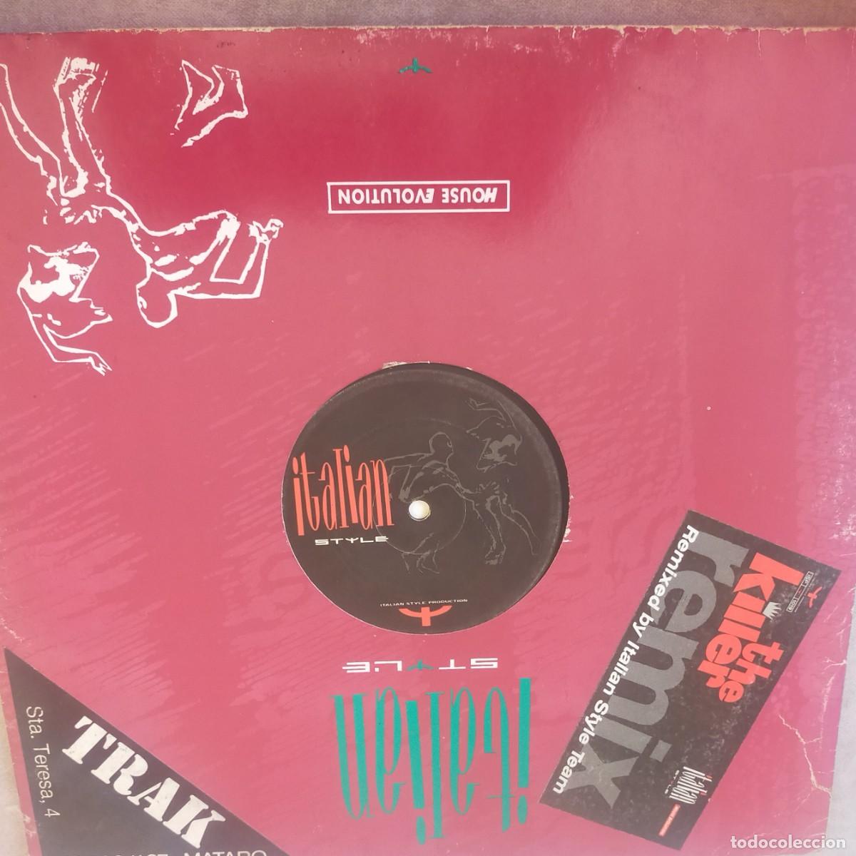Discos de vinilo: SINGLE MAXI SINGLE DE THE KILLER REMIX, ITALIAN STYLE TEAM - Foto 1