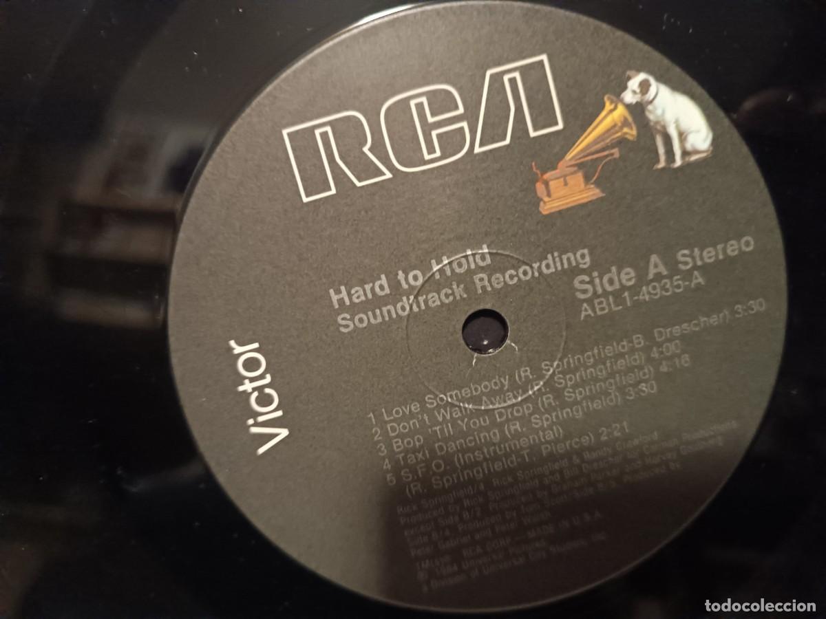 Discos de vinilo: Rick Springfield Hard To Hold - Foto 3