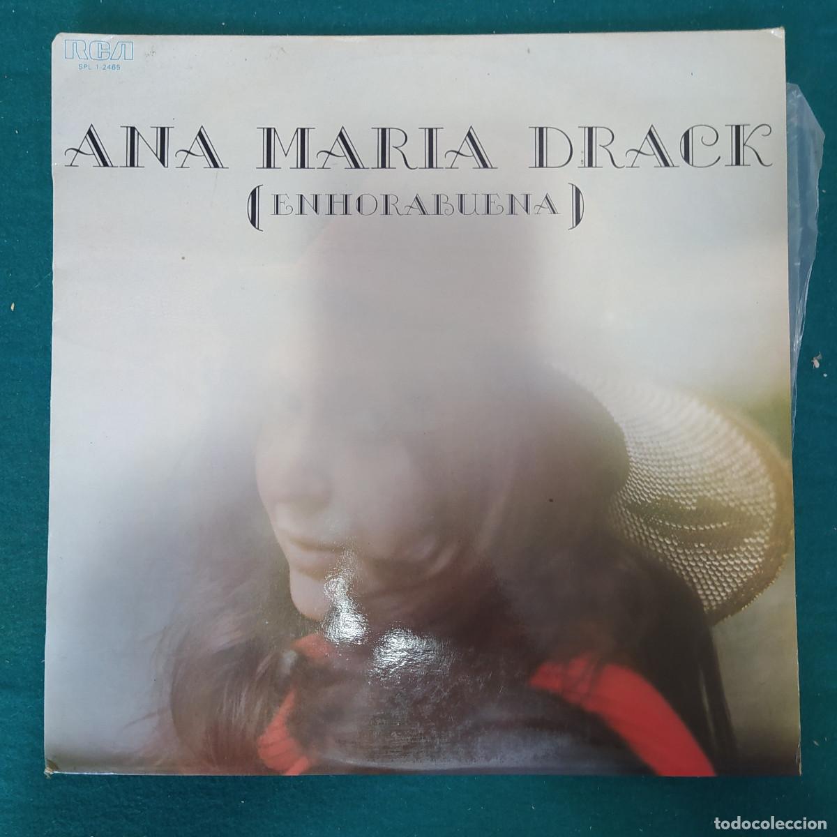 Discos de vinilo: Ana Mar&iacute;a Drack &ndash; Enhorabuena - Foto 1