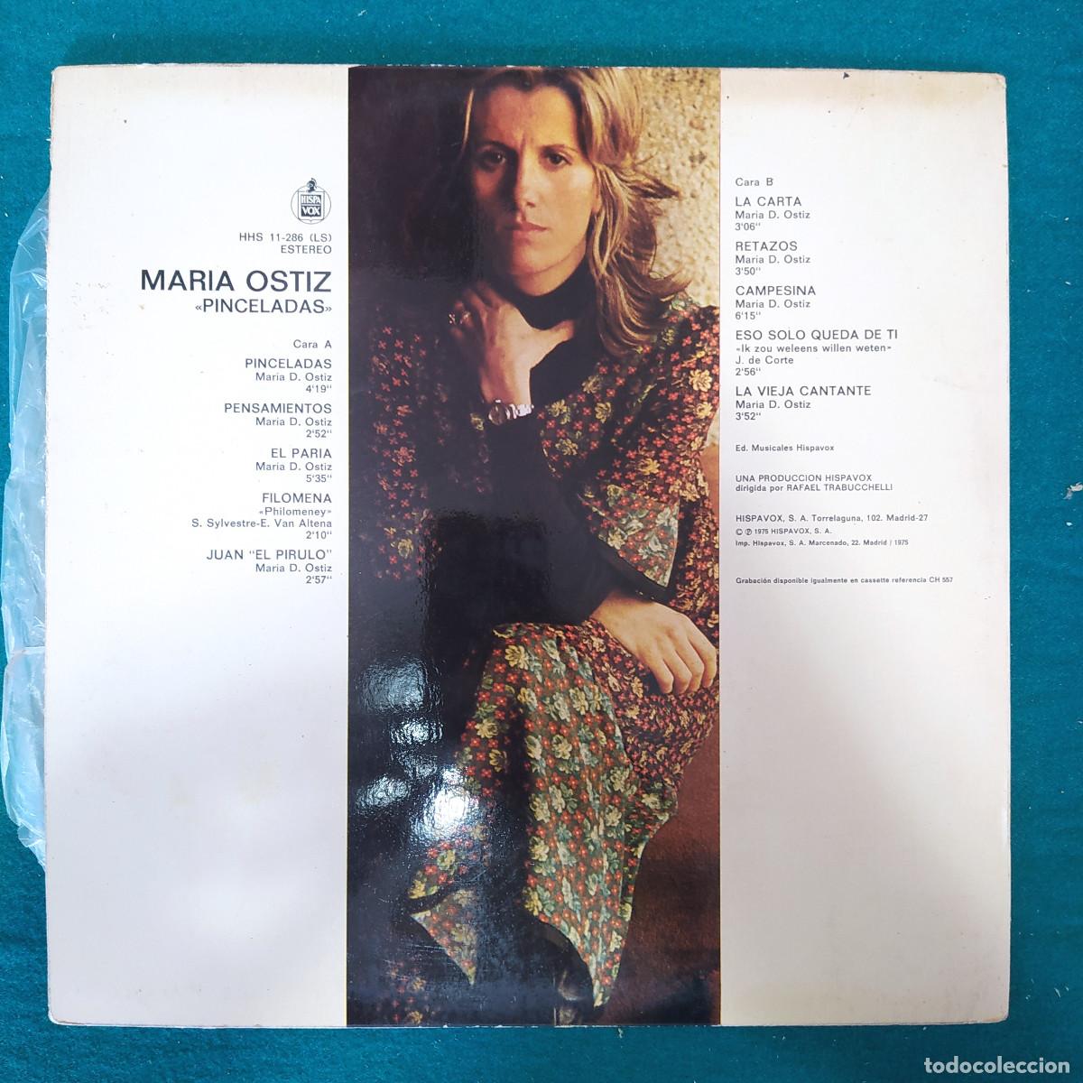 Discos de vinilo: Maria Ostiz &ndash; Pinceladas - Foto 2