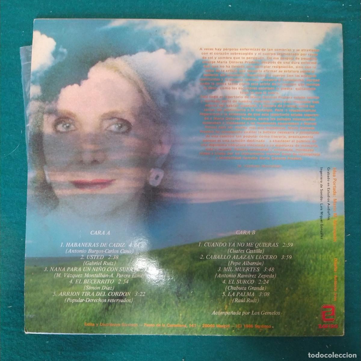 Discos de vinilo: Maria Dolores Pradera &ndash; Reverdecer - Foto 2