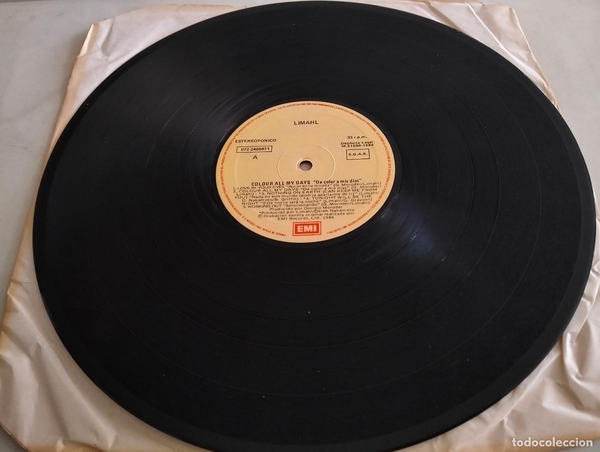 Discos de vinilo: DISCO LP LIMAHL - COLOUR-ALD-MY-DAYS - Foto 4