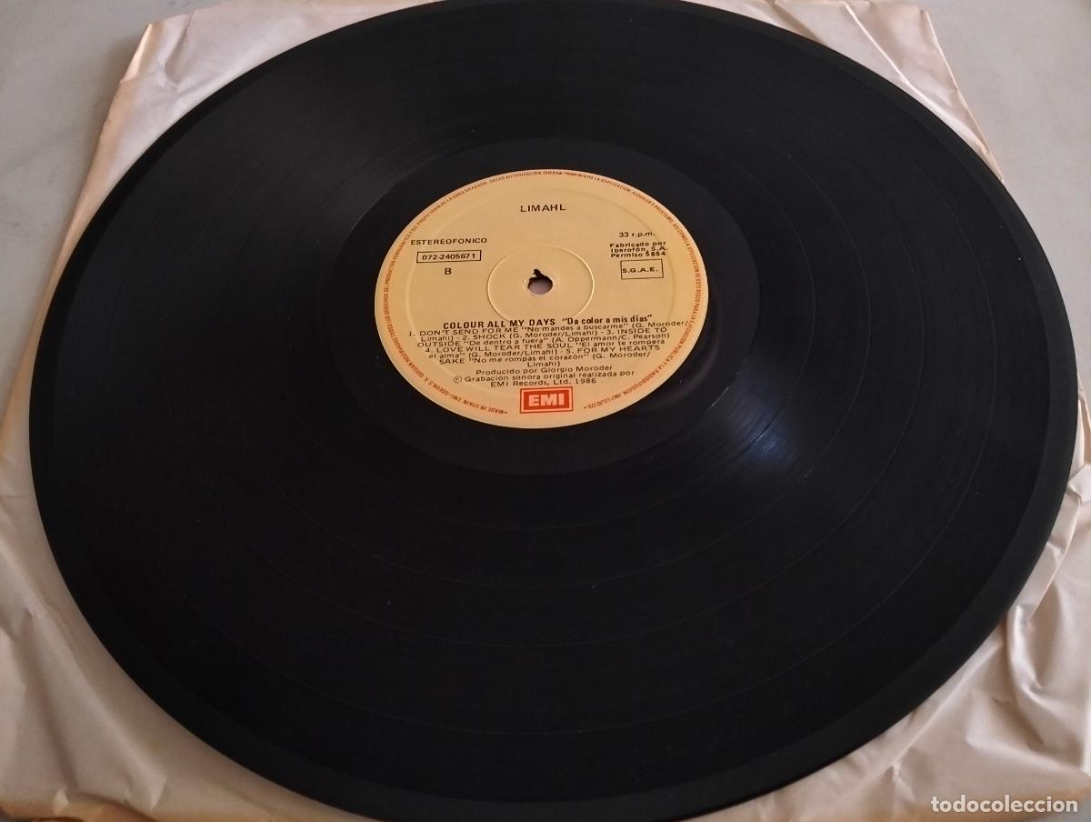 Discos de vinilo: DISCO LP LIMAHL - COLOUR-ALD-MY-DAYS - Foto 5