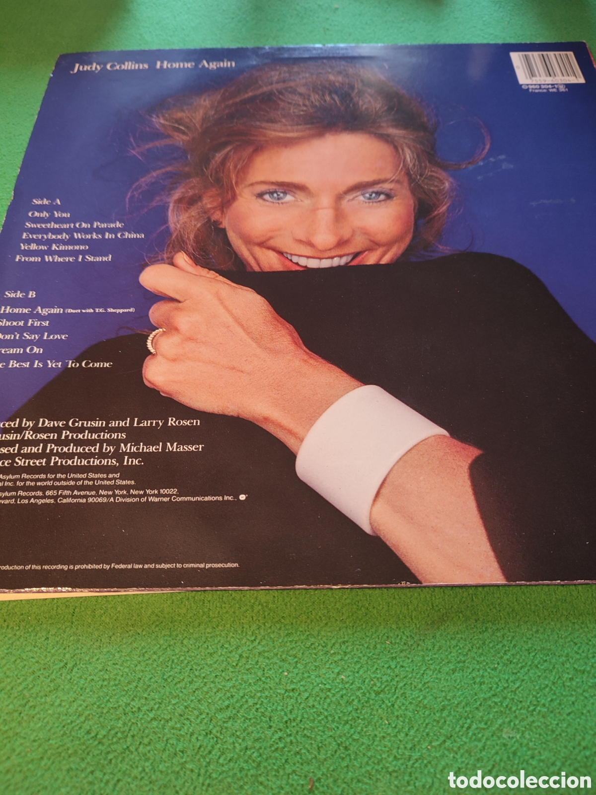 Discos de vinilo: Judy Collins - Home again edici&oacute;n 1984 - Foto 4
