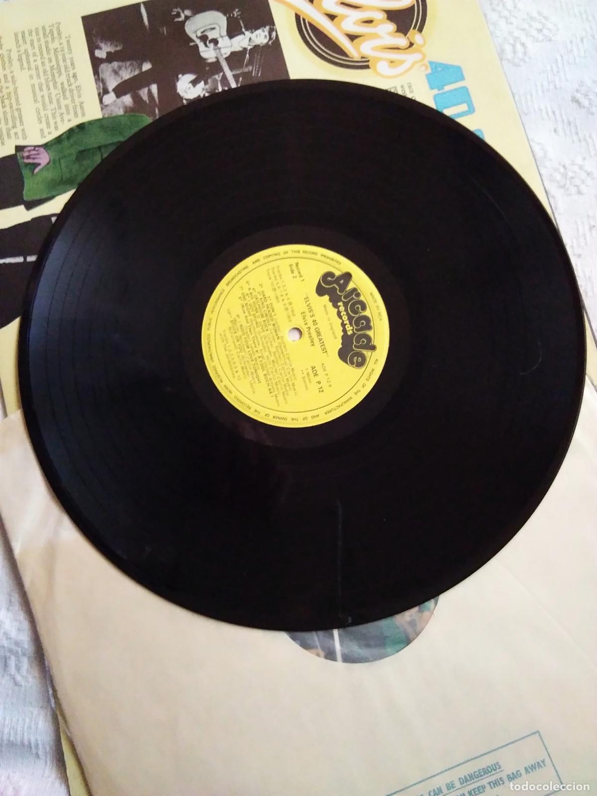 Discos de vinilo: LPs. ELVIS 40 ORIGINAL TRACKS INCLUDING 18 - Foto 3