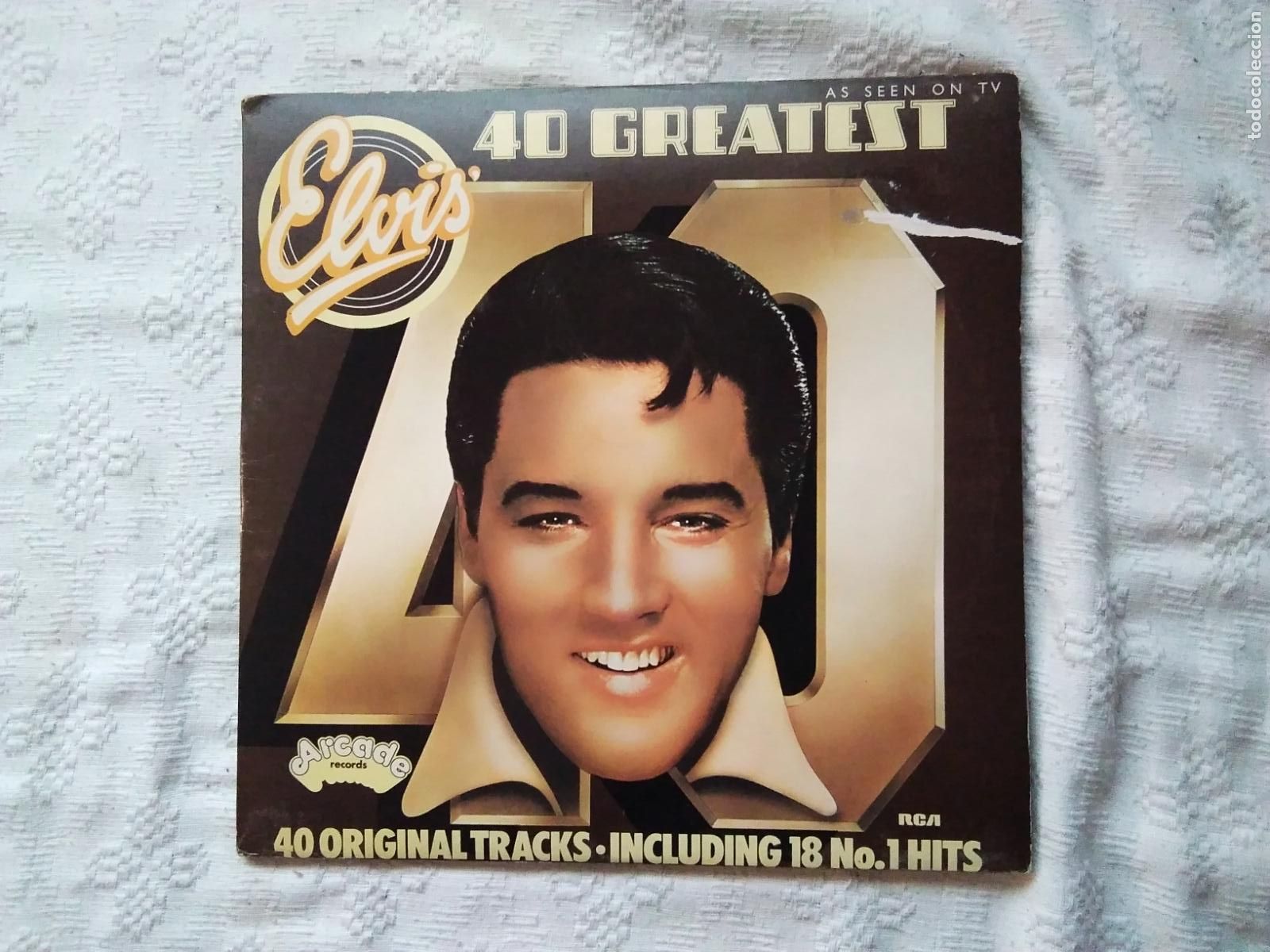 Discos de vinilo: LPs. ELVIS 40 ORIGINAL TRACKS INCLUDING 18 - Foto 1