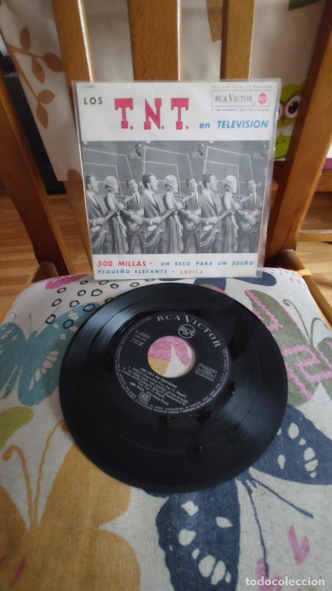 Discos de vinilo: LOS TNT EN TELEVISION-EP 500 MILLAS +3 - Foto 1