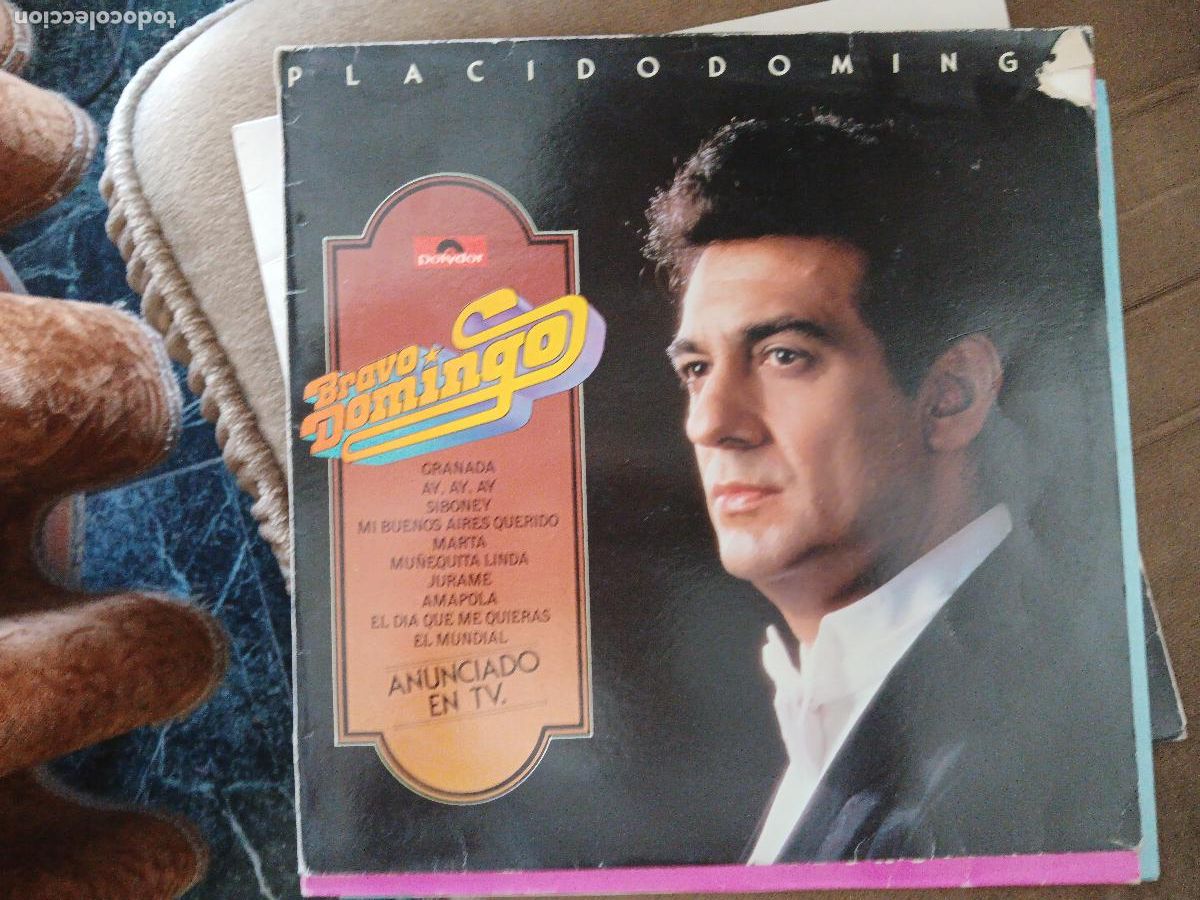 Discos de vinilo: Pl&aacute;cido Domingo - Bravo - Foto 1