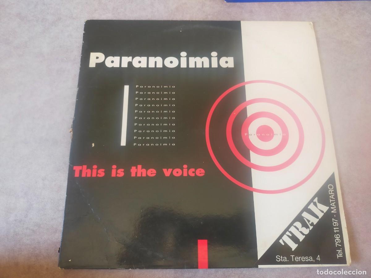 Discos de vinilo: SINGLE MAXI SINGLE DE PARANOIMIA, THIS IS THE VOICE - Foto 1
