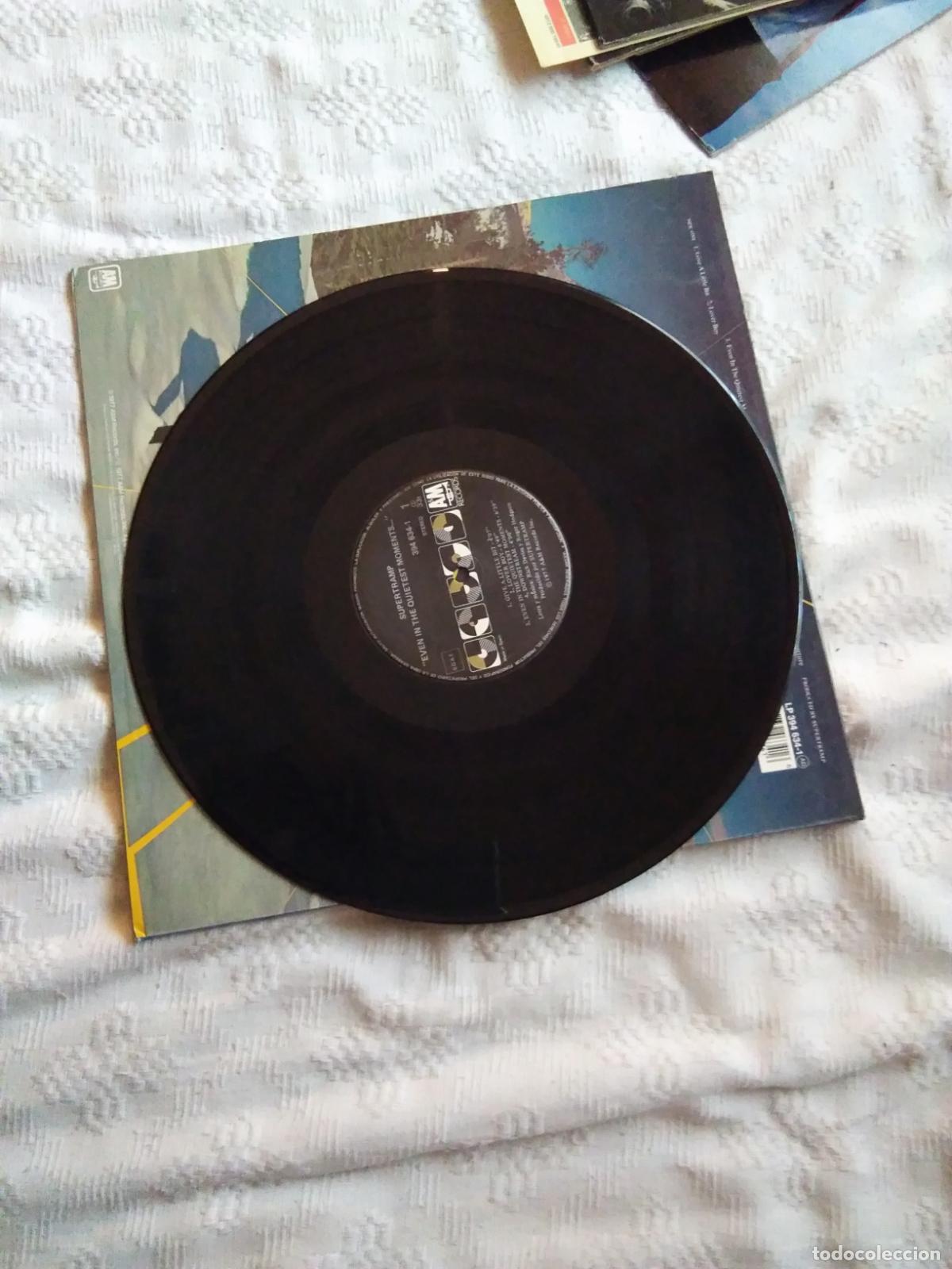 Discos de vinilo: LP SUPERTRAMP E EN IN THE QUIETEST MOMENTS - Foto 2