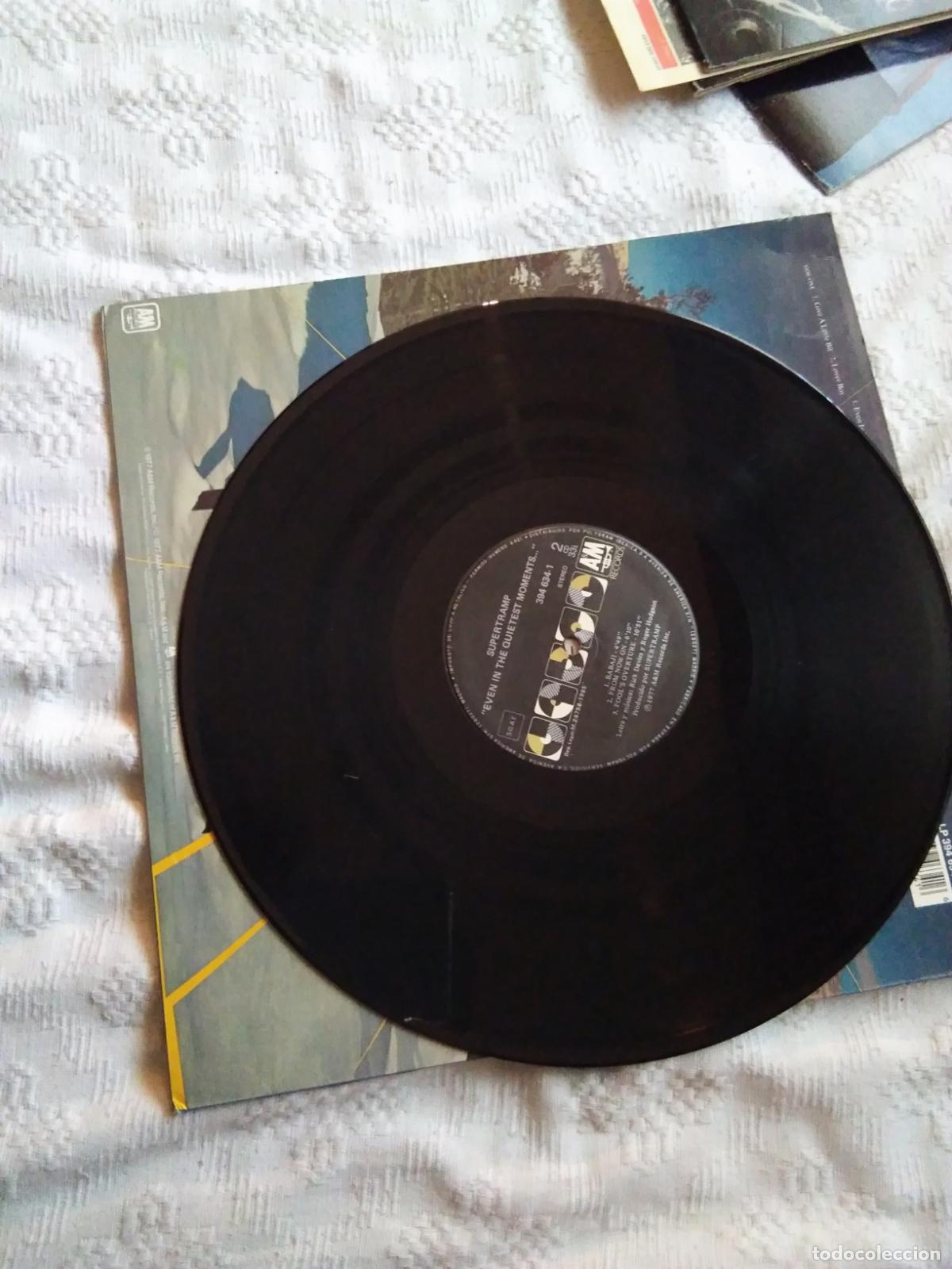 Discos de vinilo: LP SUPERTRAMP E EN IN THE QUIETEST MOMENTS - Foto 3