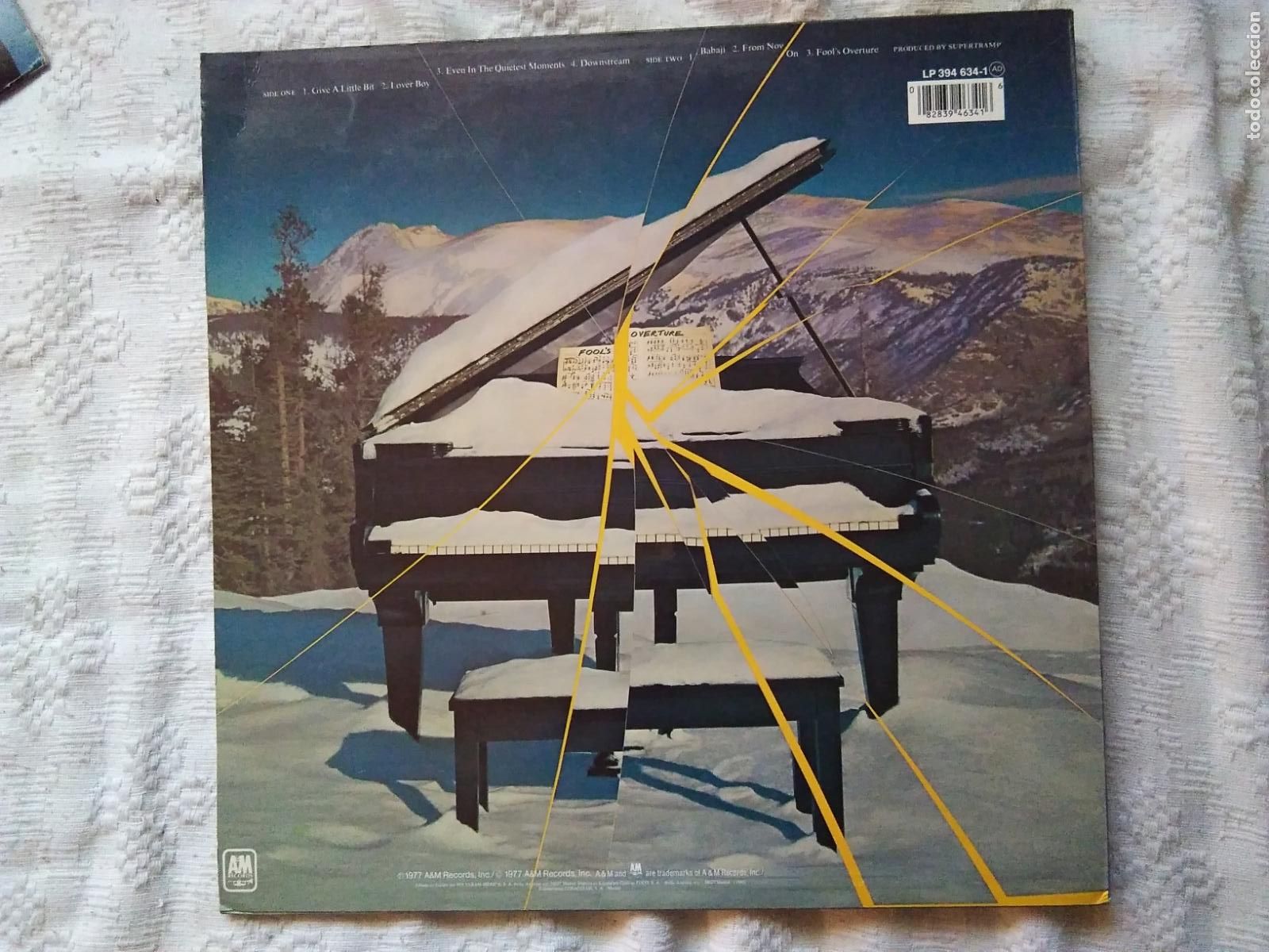 Discos de vinilo: LP SUPERTRAMP E EN IN THE QUIETEST MOMENTS - Foto 4