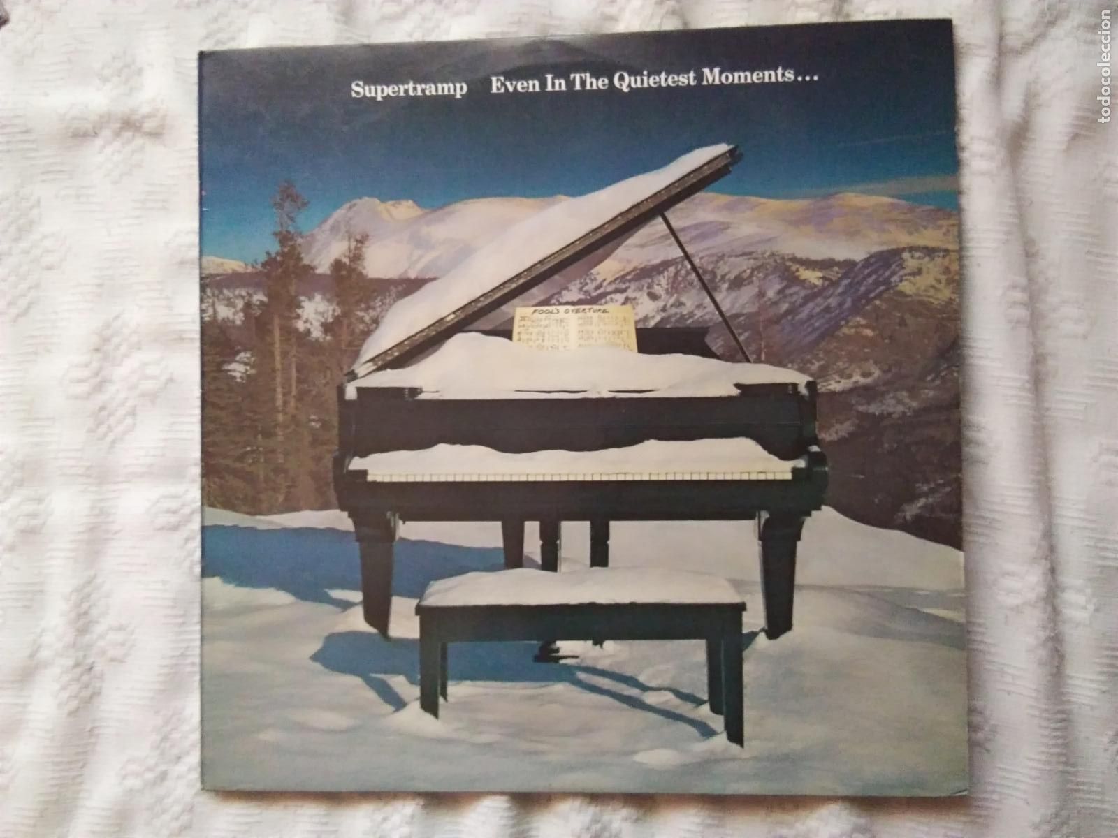 Discos de vinilo: LP SUPERTRAMP E EN IN THE QUIETEST MOMENTS - Foto 1