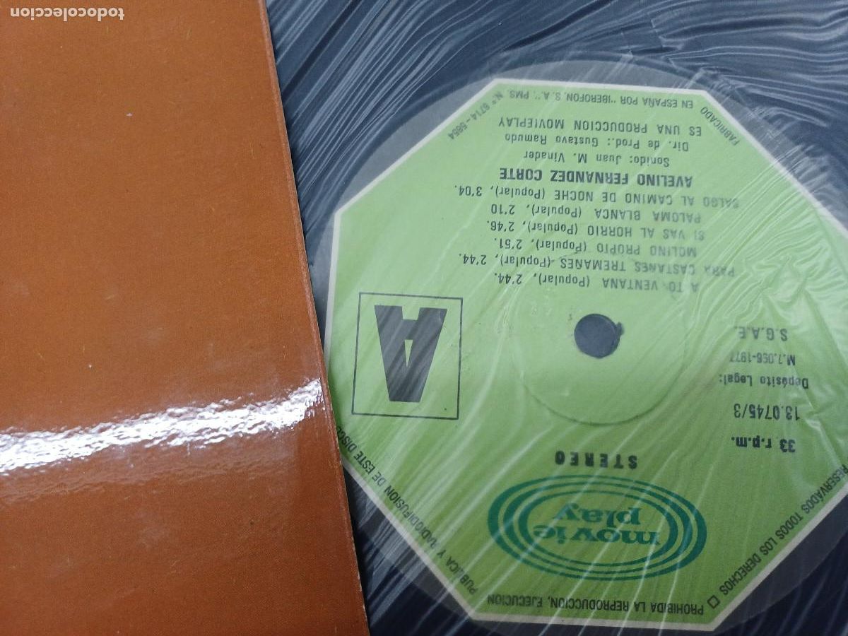Discos de vinilo: AVELINO FERNANDEZ CORTE/VINILO. - Foto 2