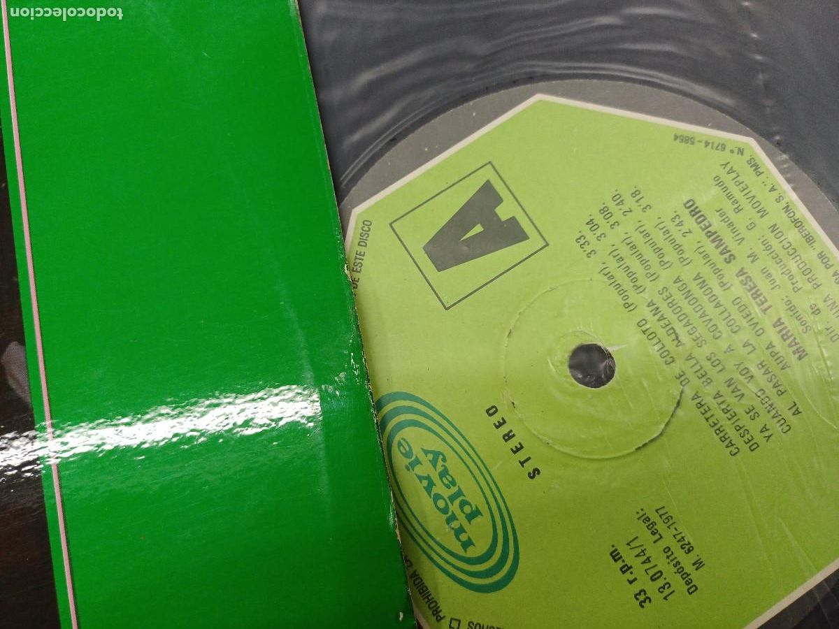 Discos de vinilo: MARIA TERESA SANPEDRO/VINILO. - Foto 2