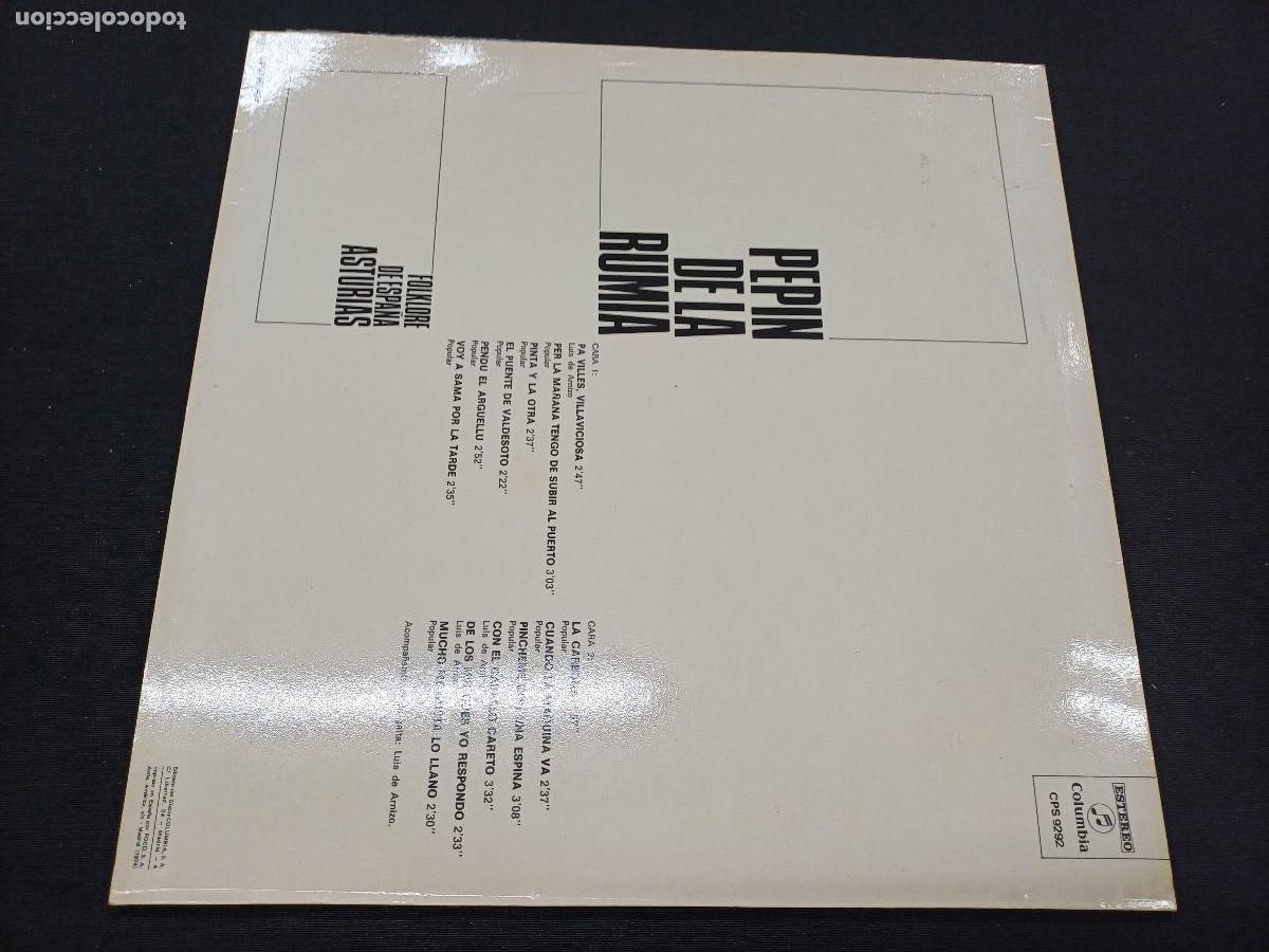 Discos de vinilo: PEPIN DE LA RUMIA/VINILO. - Foto 3