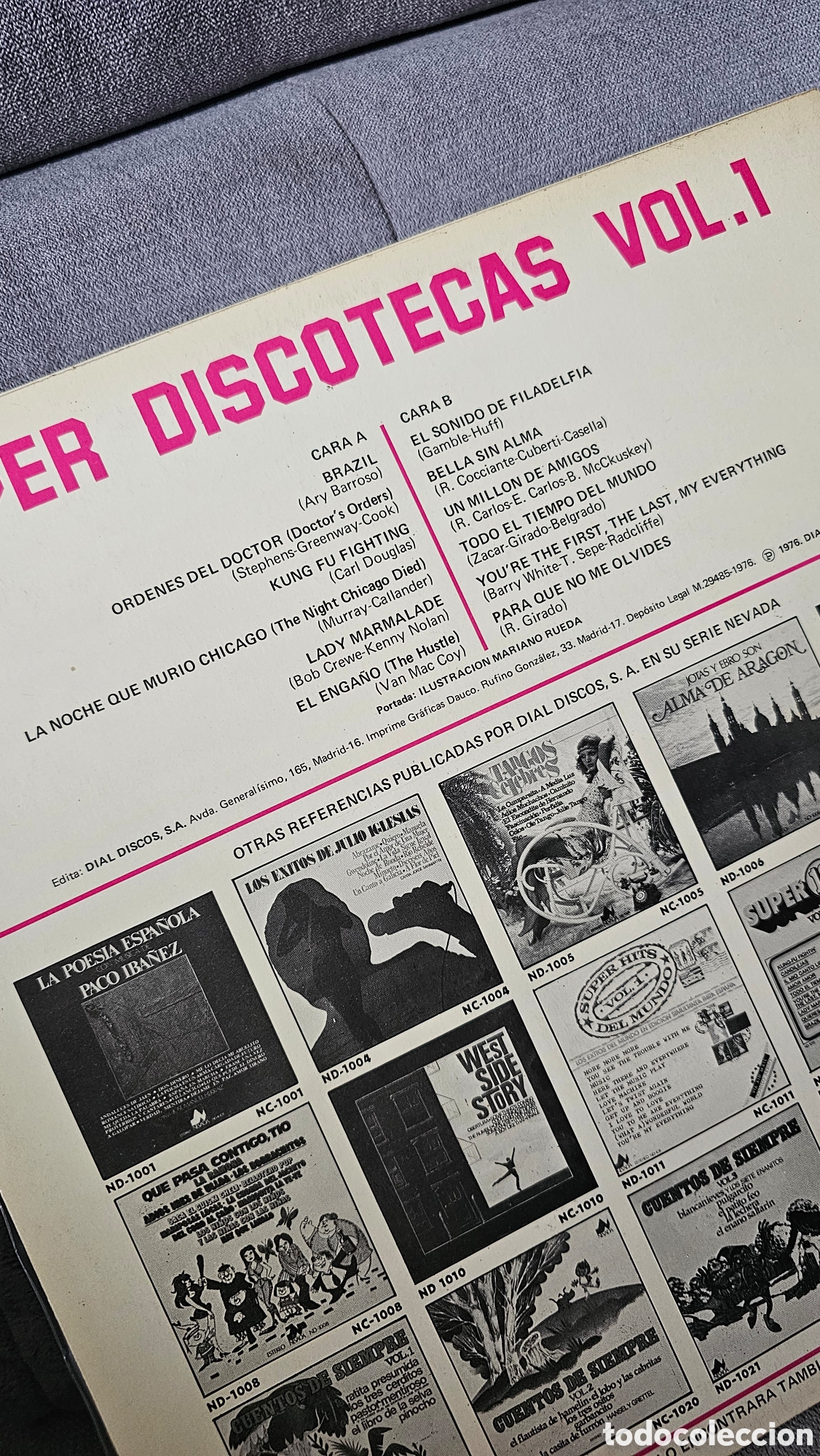 Discos de vinilo: Vinilo &rdquo;Super Discotecas &rdquo;1976 - Foto 7