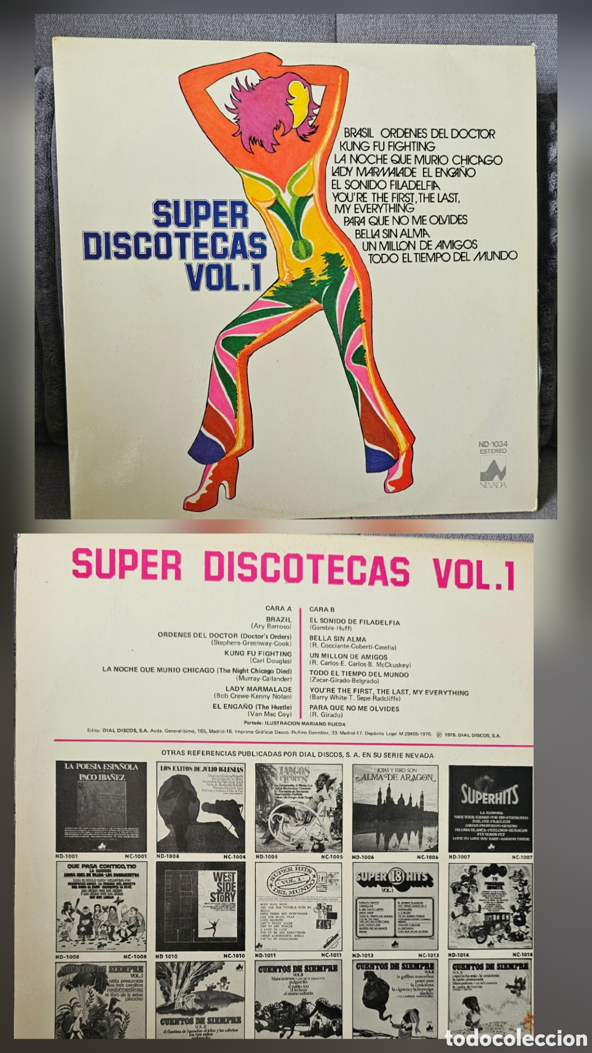 Discos de vinilo: Vinilo &rdquo;Super Discotecas &rdquo;1976 - Foto 1