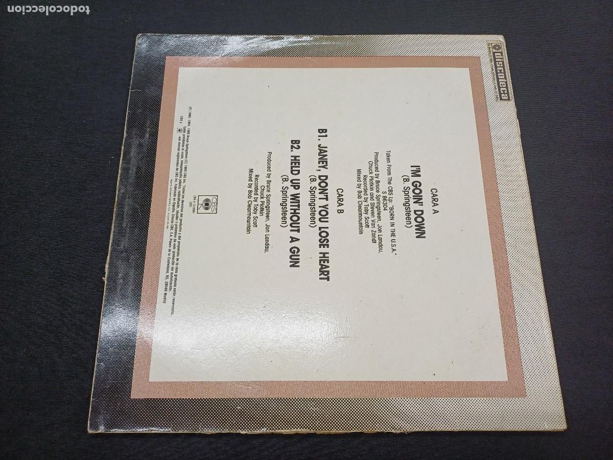 Discos de vinilo: BRUCE SPRINGSTEEN/IM GOIN DOWN/TEMA INEDITO/VINILO MAXI. - Foto 3