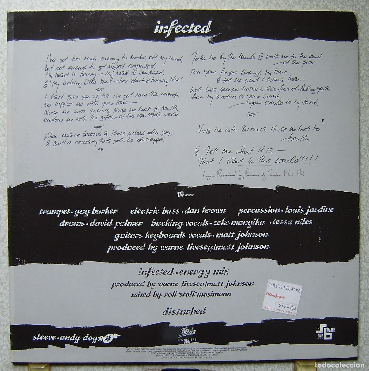 Discos de vinilo: THE THE.INFECTED...MAXI - Foto 2