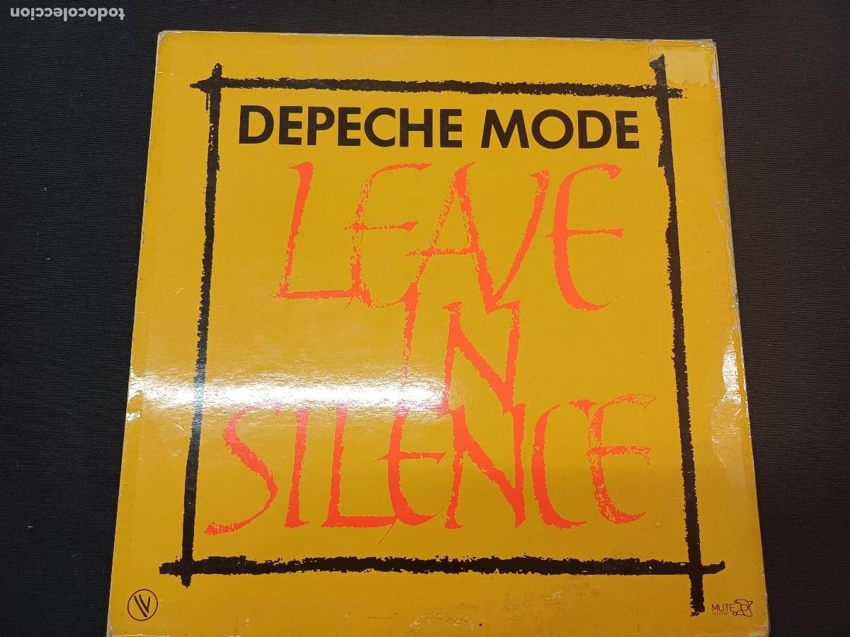Discos de vinilo: DEPECHE MODE/LEAVE IN SILENCE/VINILO MAXI. - Foto 1