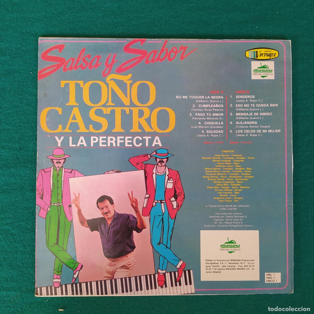 Discos de vinilo: To&ntilde;o Castro Y La Perfecta &ndash; Salsa Y Sabor - Foto 2