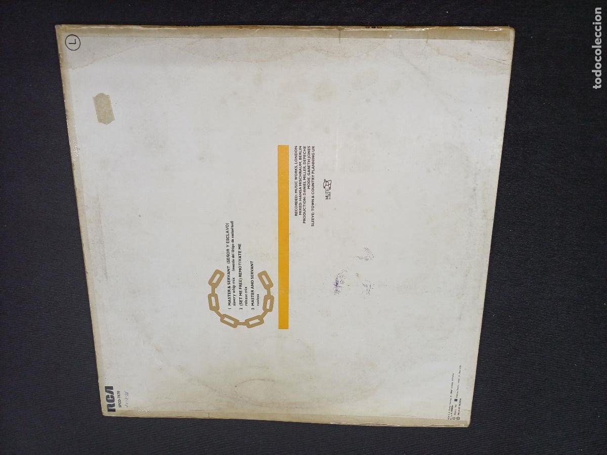 Discos de vinilo: DEPECHE MODE/MASTER AND SERVANT/VINILO MAXI. - Foto 3