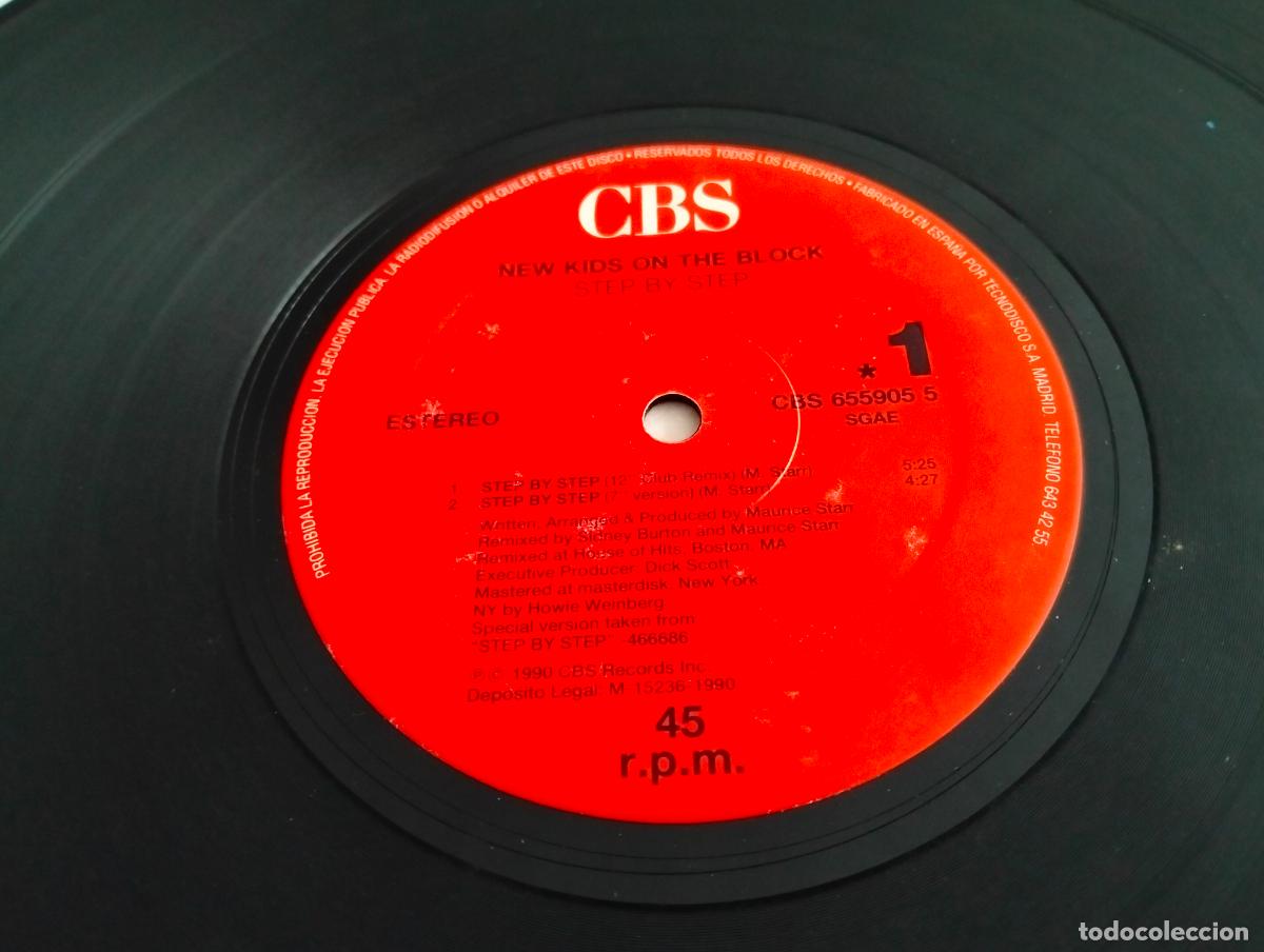 Discos de vinilo: DISCO LP NEW KID ON THE BLOCK - STEP BY STEP - Foto 4
