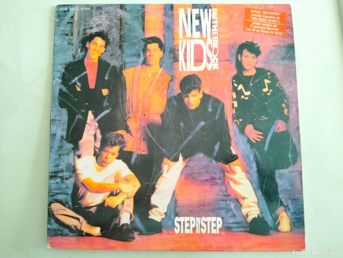 Discos de vinilo: DISCO LP NEW KID ON THE BLOCK - STEP BY STEP - Foto 1
