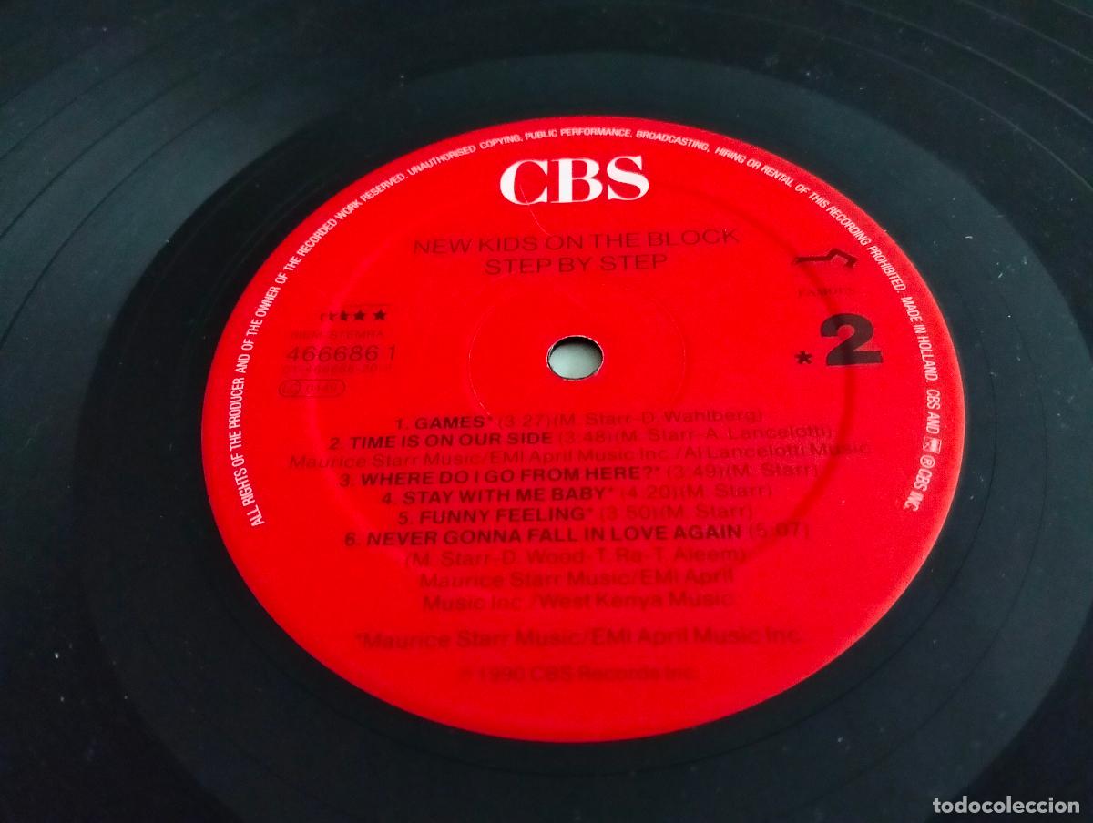 Discos de vinilo: DISCO LP NEW KID ON THE BLOCK - STEP BY STEP - Foto 6