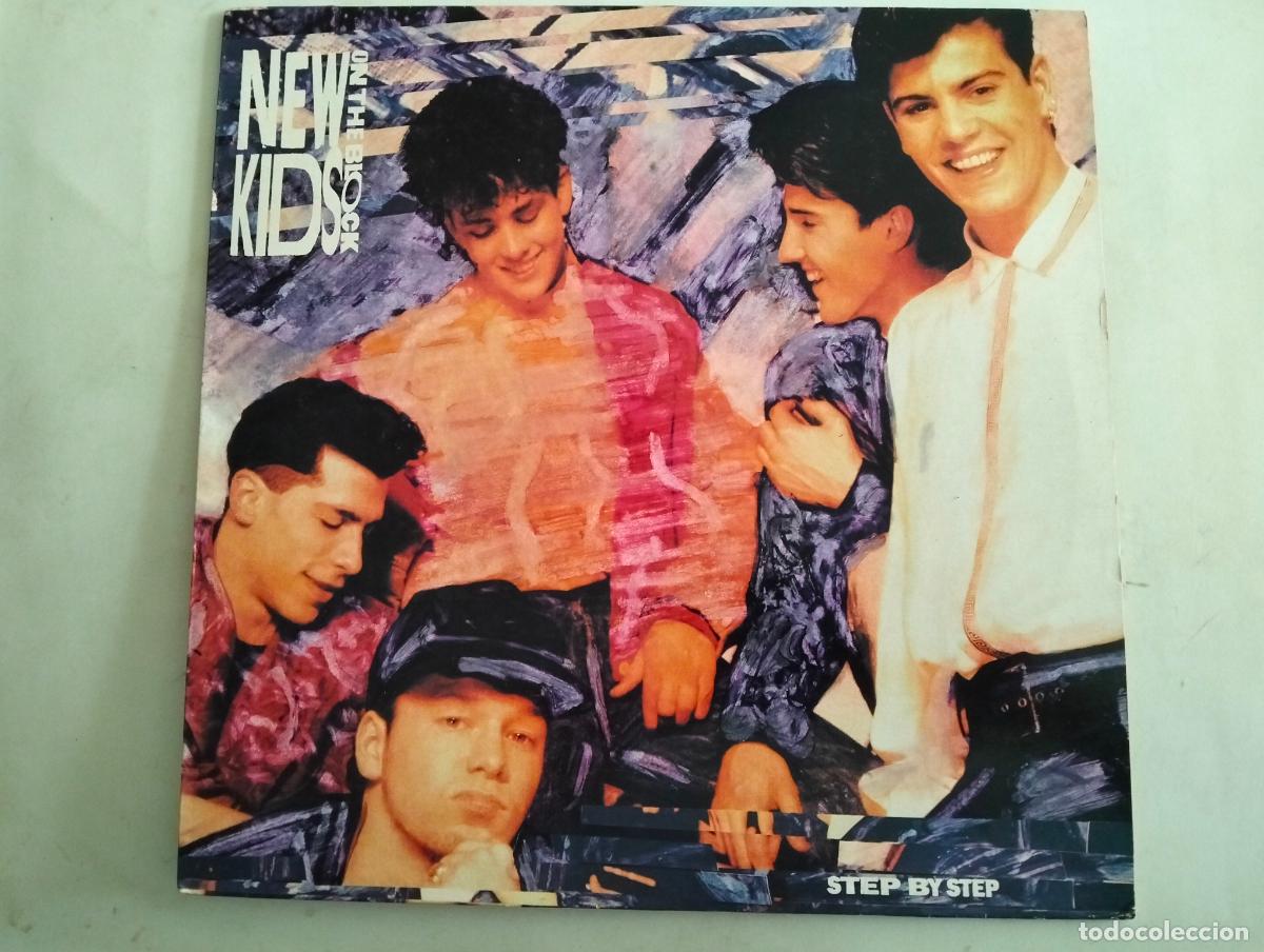 Discos de vinilo: DISCO LP NEW KID ON THE BLOCK - STEP BY STEP - Foto 1