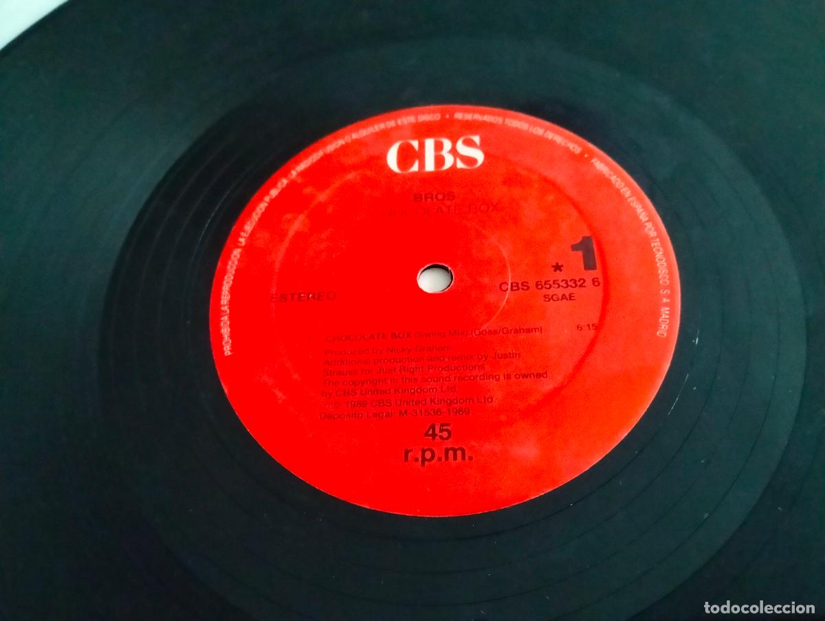 Discos de vinilo: DISCO LP BROS - CHOCOLATE BOX - Foto 4