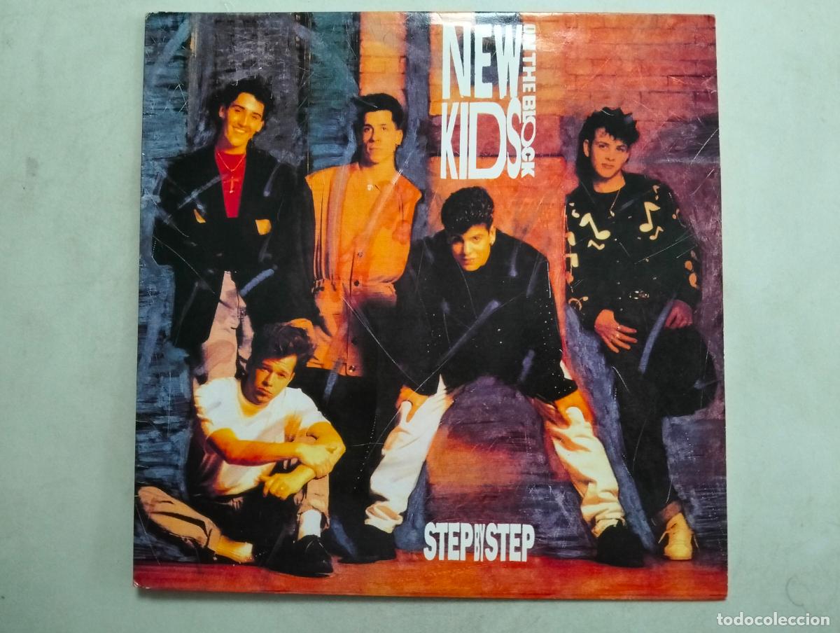 Discos de vinilo: DISCO SINGLE, NEW KID ON THE BLOCK - STEP BY STEP - Foto 1