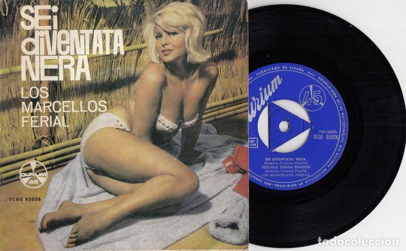 Discos de vinilo: LOS MARCELLOS FERIAL - SEI DIVENTATA NERA - EP DE VINILO C-31 - Foto 1