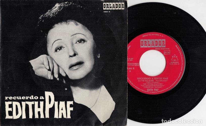 Discos de vinilo: EDITH PIAF - LA VIE EN ROSE - EP DE VINILO C-31 - Foto 1