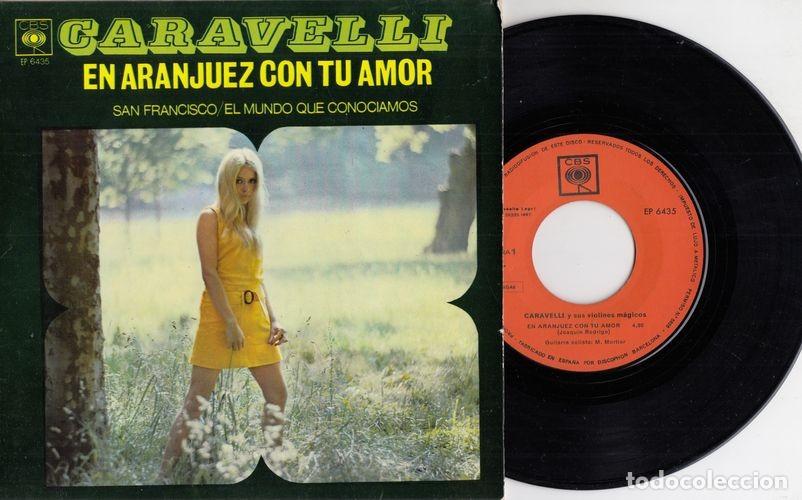 Discos de vinilo: CARAVELLI - EN ARANJUEZ CON TU AMOR - EP DE VINILO - C-31 - Foto 1