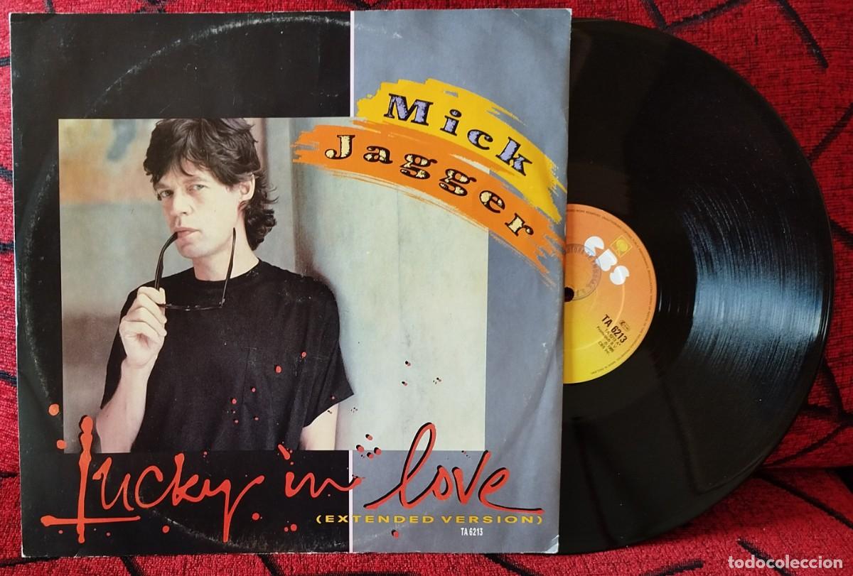 Discos de vinil: MICK JAGGER ** Lucky In Love (Extended Version) ** MAXI SINGLE VINILO 1985 UK