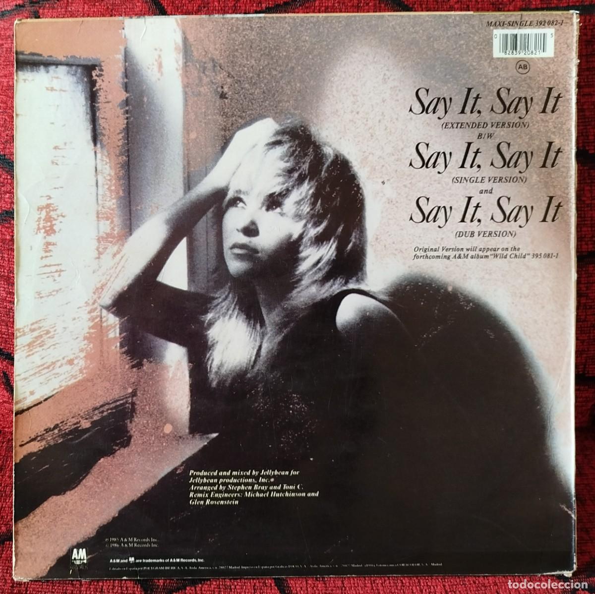 Discos de vinilo: E. G. DAILY ** Say It, Say It (Extended Version) ** MAXI SINGLE VINILO 1985 - Foto 2