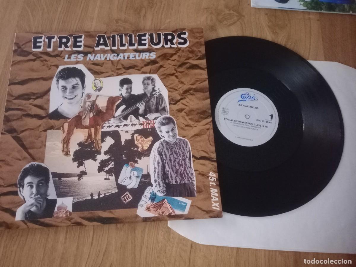 Discos de vinilo: ENTRE AILLEURS / LES NAVIGATEURS - Foto 1