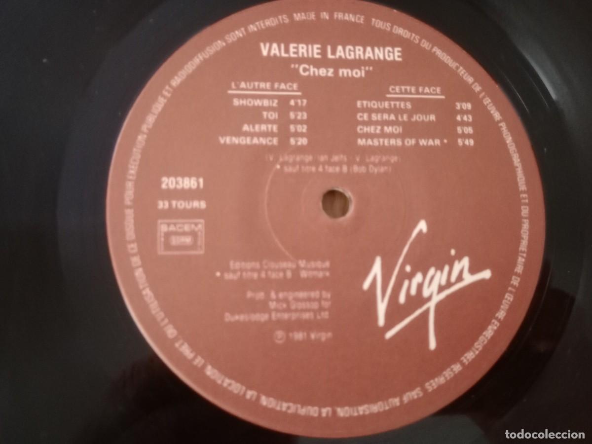 Discos de vinilo: valerie lagrange / chez moi - Foto 5