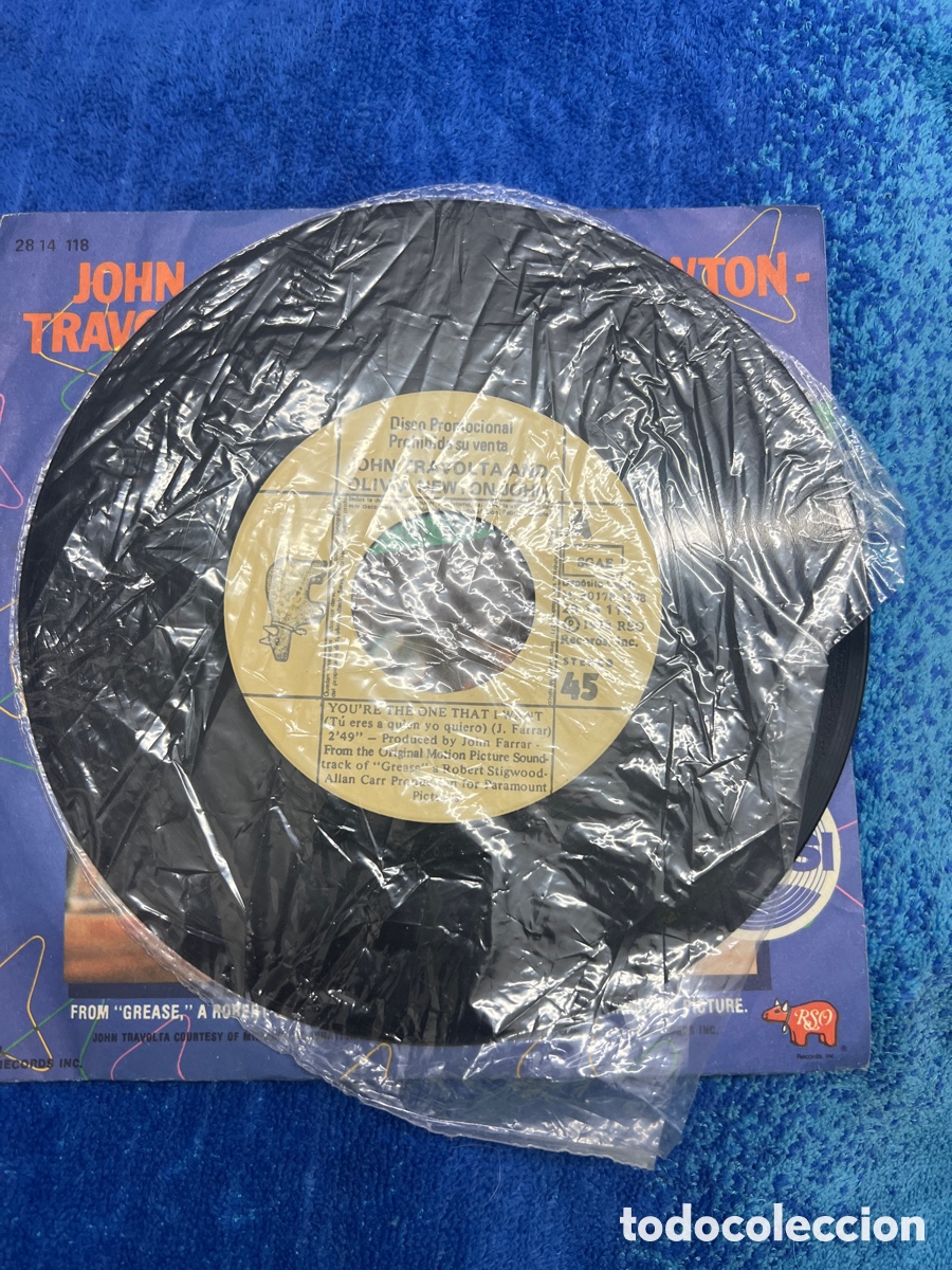 Discos de vinilo: JHON TRAVOLTA - OLIVIA NEWTON JOHN - GREASE - Foto 2