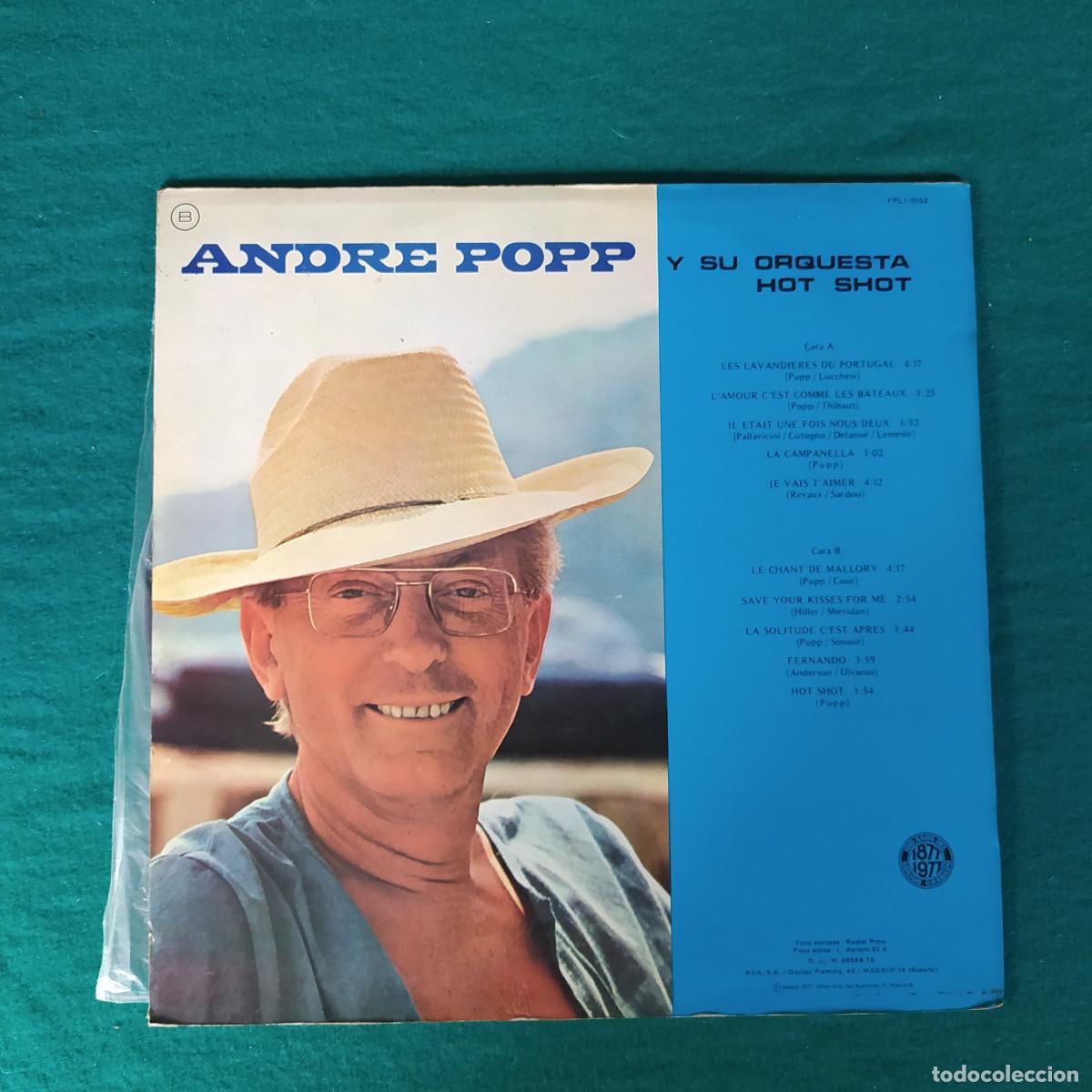 Discos de vinilo: Andr&eacute; Popp Y Su Orquesta &ndash; Hot Shot - Foto 2