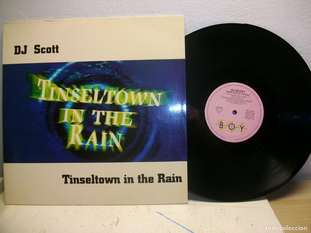 Discos de vinil: DJ SCOTT - Tinseltown in the Rain 12” MAXI Single