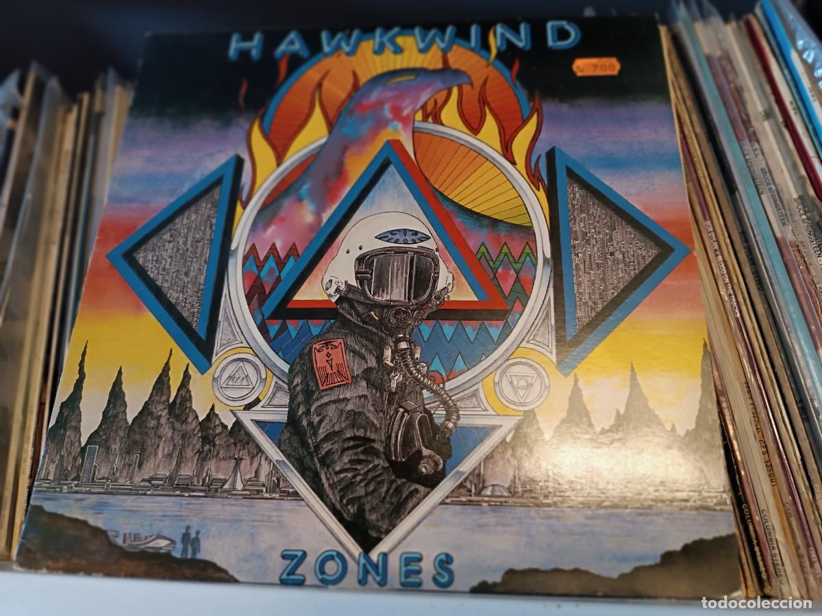Discos de vinilo: Hawkwind &lrm;&ndash; Zones - lp 1988 Spain - Foto 1