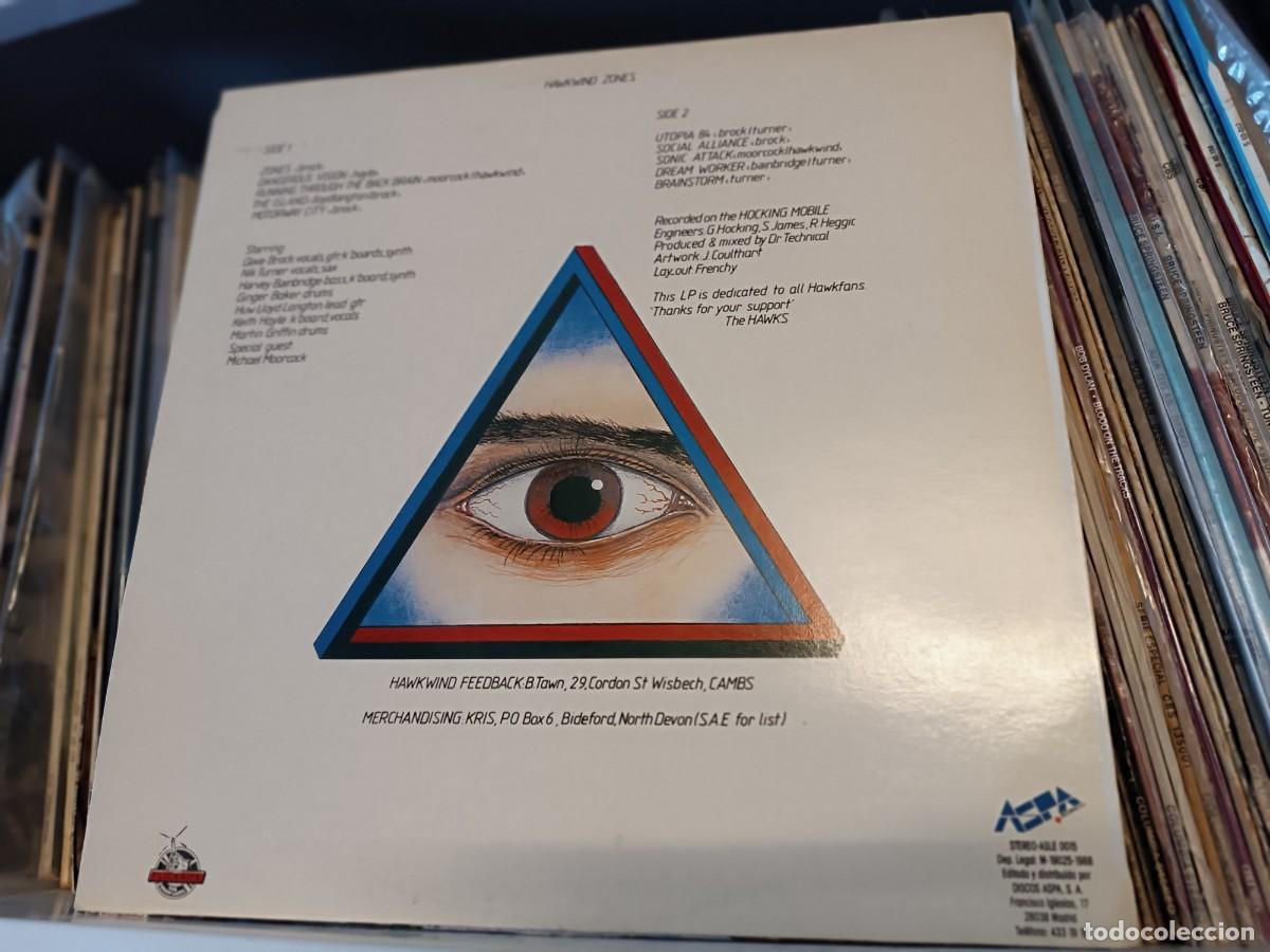 Discos de vinilo: Hawkwind &lrm;&ndash; Zones - lp 1988 Spain - Foto 2