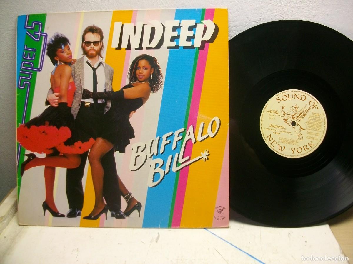 Discos de vinilo: Indeep &ndash; Buffalo Bill -12&rdquo; MAXI Single LP - Foto 1