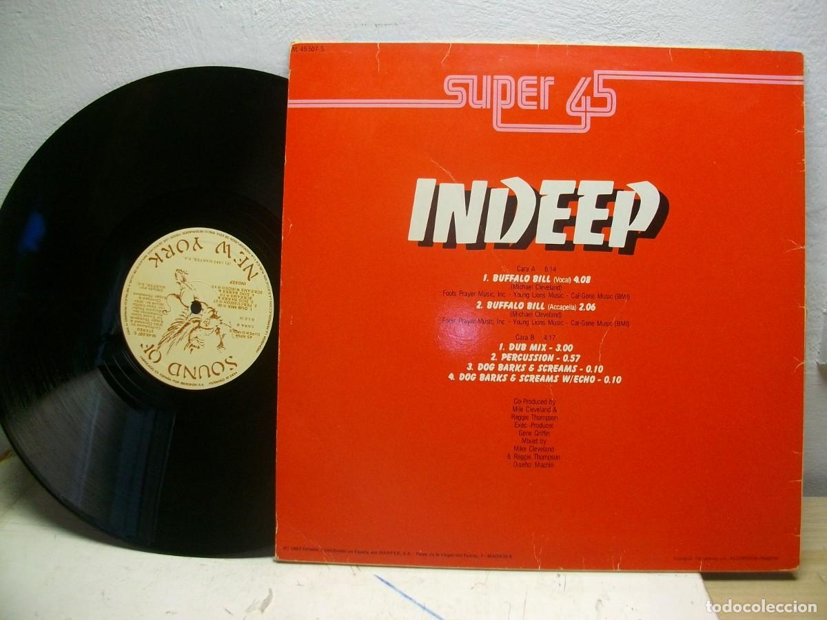 Discos de vinilo: Indeep &ndash; Buffalo Bill -12&rdquo; MAXI Single LP - Foto 2