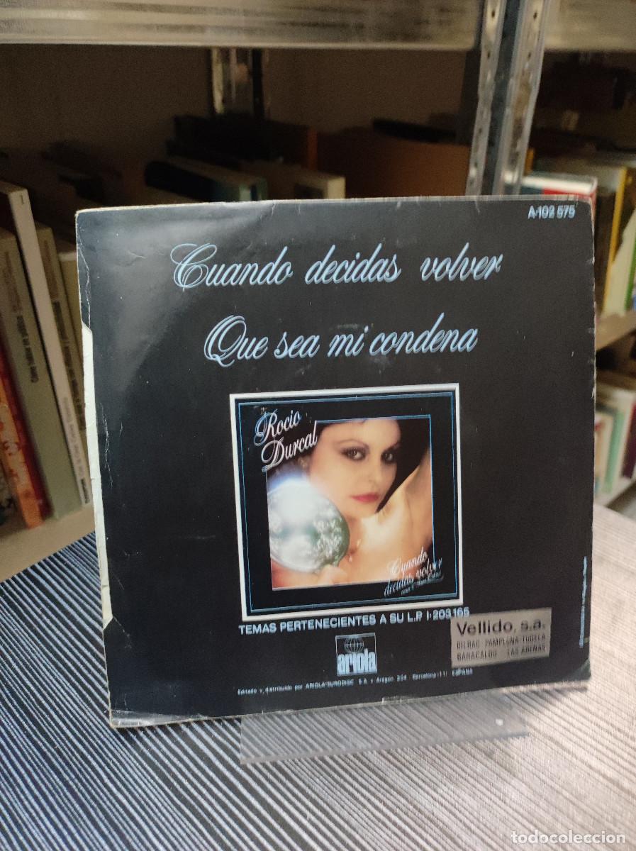 Discos de vinilo: Roc&iacute;o D&uacute;rcal &ndash; Cuando Decidas Volver - Foto 2