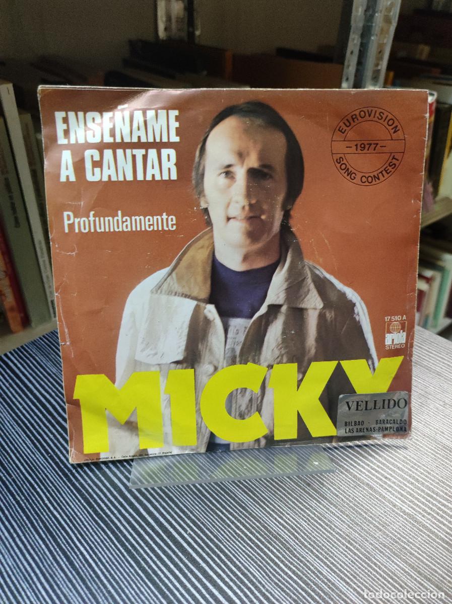 Discos de vinilo: Micky &ndash; Ens&eacute;&ntilde;ame A Cantar - Foto 2