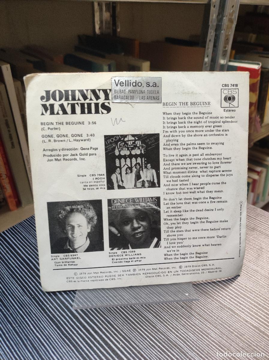 Discos de vinilo: Johnny Mathis &ndash; Comienza El Beguine - Foto 2